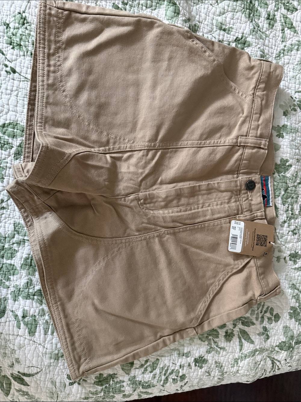 Patagonia Khaki Canvas Shorts - Casual Everyday Style